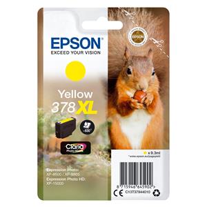 "Epson Tinte 378XL C13T37944010 Gelb bis zu 830 Seiten"