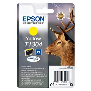 "Epson Tinte 1LB T1304 ink cartridge yellow extra high capacity 10.1ml 1-pack blister without alarm - DURABrite Ultra Ink"