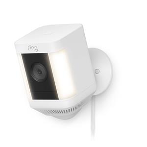 "Amazon Ring Spotlight Cam Plus Plug-In White"