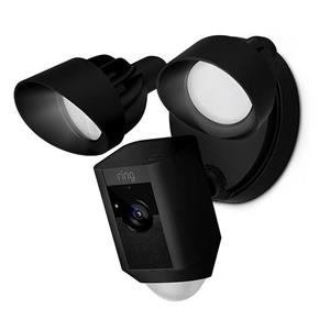 "Amazon Ring Floodlight Cam Wired Plus Black"