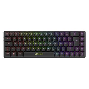 "Sharkoon Gaming Tastatur PureWriter W65 schwarz-rot DE"