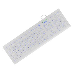 "Keysonic KSK-8031INEL-WH (DE) Industrietastatur weiß"
