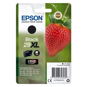 "Epson Tinte 29XL C13T29914012 Schwarz bis zu 470 Seiten"