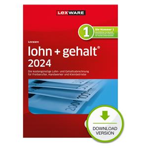 Lexware Lohn+Gehalt 2024 1 Device, ABO (1 Year) - ESD-Download ESD