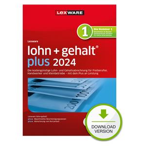 Lexware Lohn+Gehalt Plus 2024 1 Device, ABO (1 Year) - ESD-Download ESD