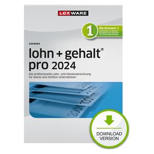 Lexware Lohn+Gehalt Pro 2024 1 Device, ABO (1 Year) - ESD-Download ESD