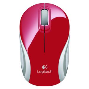 "Logitech M187 wireless Mini Mouse Red"