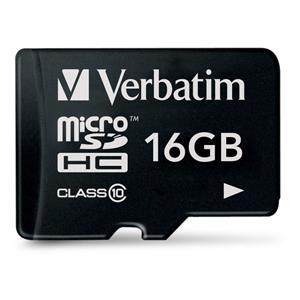 "CARD 16GB Verbatim Premium MicroSDHC 80MB/s"