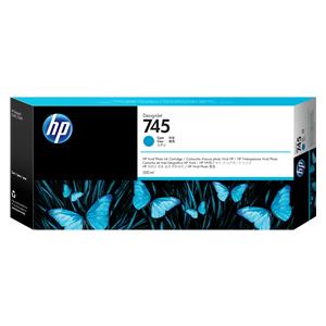 "HP Tinte 745 Tintenpatrone Cyan 300 ml"