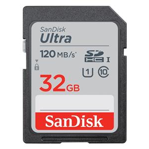 32GB SanDisk Ultra SDHC 120MB/s