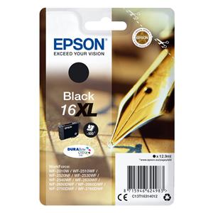 "Epson Tinte 16XL C13T16314012 Schwarz bis zu 500 Seiten"