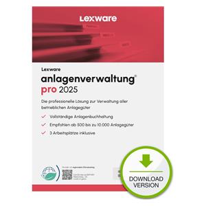 "Lexware Anlagenverwaltung Pro 2025 - 1 Device, ABO - ESD -DownloadESD"