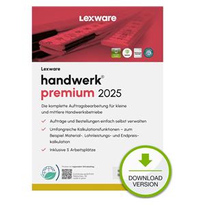 "Lexware handwerk Premium 2025 - 1 Device, ABO - ESD -DownloadESD"