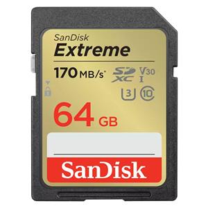 64GB SanDisk Extreme SDXC 170MB/s