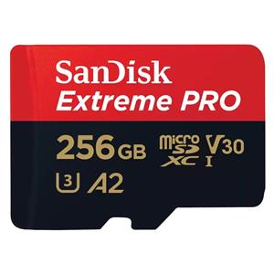 SanDisk Extreme PRO microSDXC 256GB 200MB/s + Adapter