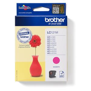 "Brother Tinte LC-121M MFC-J470DW J870DW. DCP-J752DW"