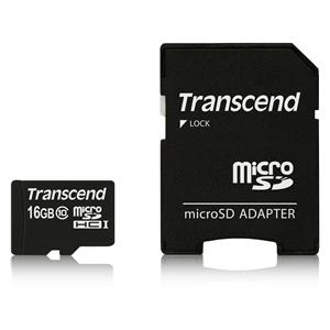 "CARD 16GB Transcend MicroSDHC"