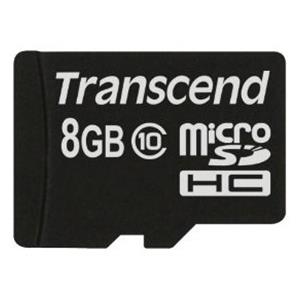 "CARD 8GB Transcend Premium MicroSDHC 10MB/s"
