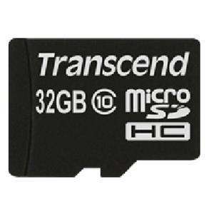 "CARD 32GB Transcend Premium MicroSDHC 10MB/s +Adapter"