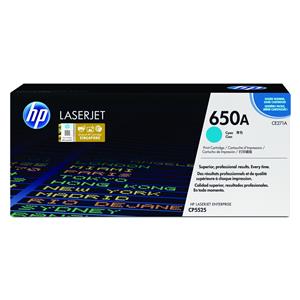 "HP 650A CE271A cyan"