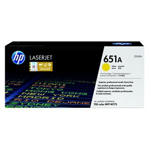 HP Toner 651A CE342A Gelb