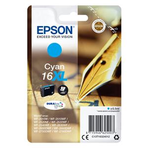 "Epson Tinte 16XL C13T16324012 Cyan bis zu 450 Seiten"