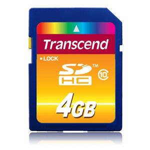 "CARD 4GB Transcend Ultimate SDHC 10MB/s"