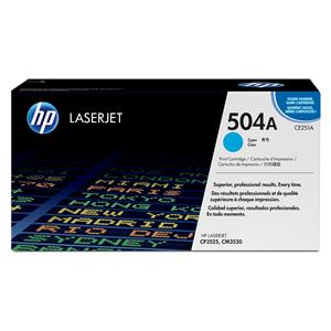 "HP Toner 504A CE251A Cyan"