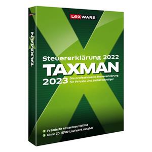 Lexware Taxman 2023 1 device, up to 5 tax returns - ESD download ESD