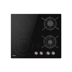 Hansa ploča za kuhanje, staklokeramička kombinirana 2 plina BHMS61414030