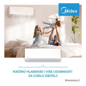 Klima uređaj Midea Breezeless E  3,6 KW + Poklon Remington HC450 Titanium set za šišanje vrijedan 65e • ISPORUKA ODMAH 2