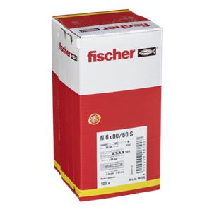 Fischer Nail Anchor N 6x80/50 S 100 pcs. 2