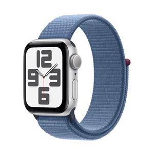 Apple Watch SE 40 mm Midnight Aluminium Case, Winter Blue Sport Loop