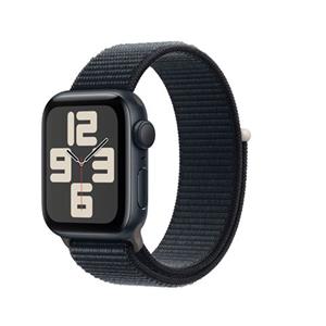 Apple Watch SE 44 mm Midnight Aluminium Case, Midnight Sport Loop