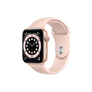 Apple Watch Series 6 GPS 44mm Gold sa rozim sportskim remenom