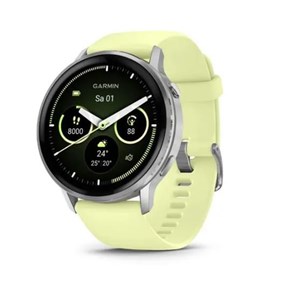 Garmin Venu 4 45mm Silikon-Armb. grau /silber /zitron