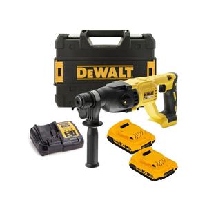 DeWalt DCH133D2- akumulatorska bušilica čekić sa 2x2Ah baterije + POKLON Trotec PJSS 13-230V ubodna pila • ISPORUKA ODMAH