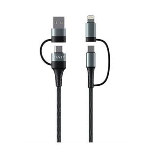 Havit CB6244 kabel za mobitel 4u1 USB,Type C,iPhone Lightning combo