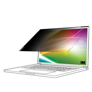 3M Bright Screen Privacy Filter for 16in Full Screen Laptop, 16:10, BP160W1E