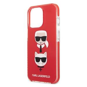 Karl Lagerfeld TPE Choupette Head- zaštitna maska  Iphone 13 Pro, crvena • ISPORUKA ODMAH
