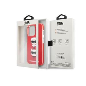 Karl Lagerfeld TPE Choupette Head- zaštitna maska  Iphone 13 Pro, crvena • ISPORUKA ODMAH 2