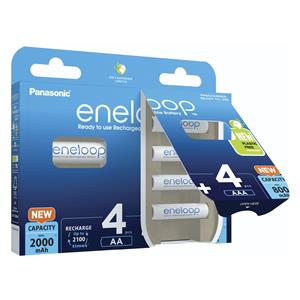 2x4 Panasonic Eneloop Kombipack 4xAA + 4xAAA Akkus BK-KJMCDE44E 4