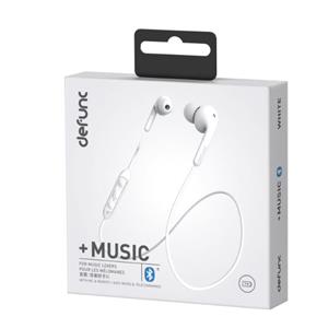 Defunc  Bluetooth Plus Music slušalice bijele