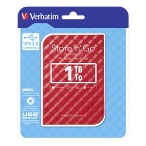 Verbatim Store n Go Portable 1TB USB 3.0 red 3
