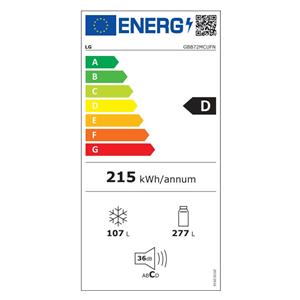 LG hladnjak GBB72MCUGN ThinQ kombinirani 3