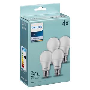 Philips LED Lamp E27 4-Pack 60W 4000K - set od 4 LED žarulje 3