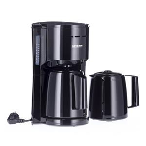 Severin KA 9307 black Filter Coffee Maker with 2 Jugs 5