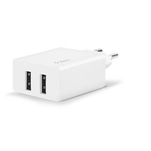 TTEC 2SCS21B Smart charger DUO 2.4A 12W adapter za punjenje bijeli • ISPORUKA ODMAH