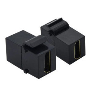 Roline VALUE HDMI Keystone Modul, HDMI F/F, crni