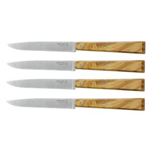Opinel Set of 4 table knives Bon Appetit South Olive Wood  No 125 2